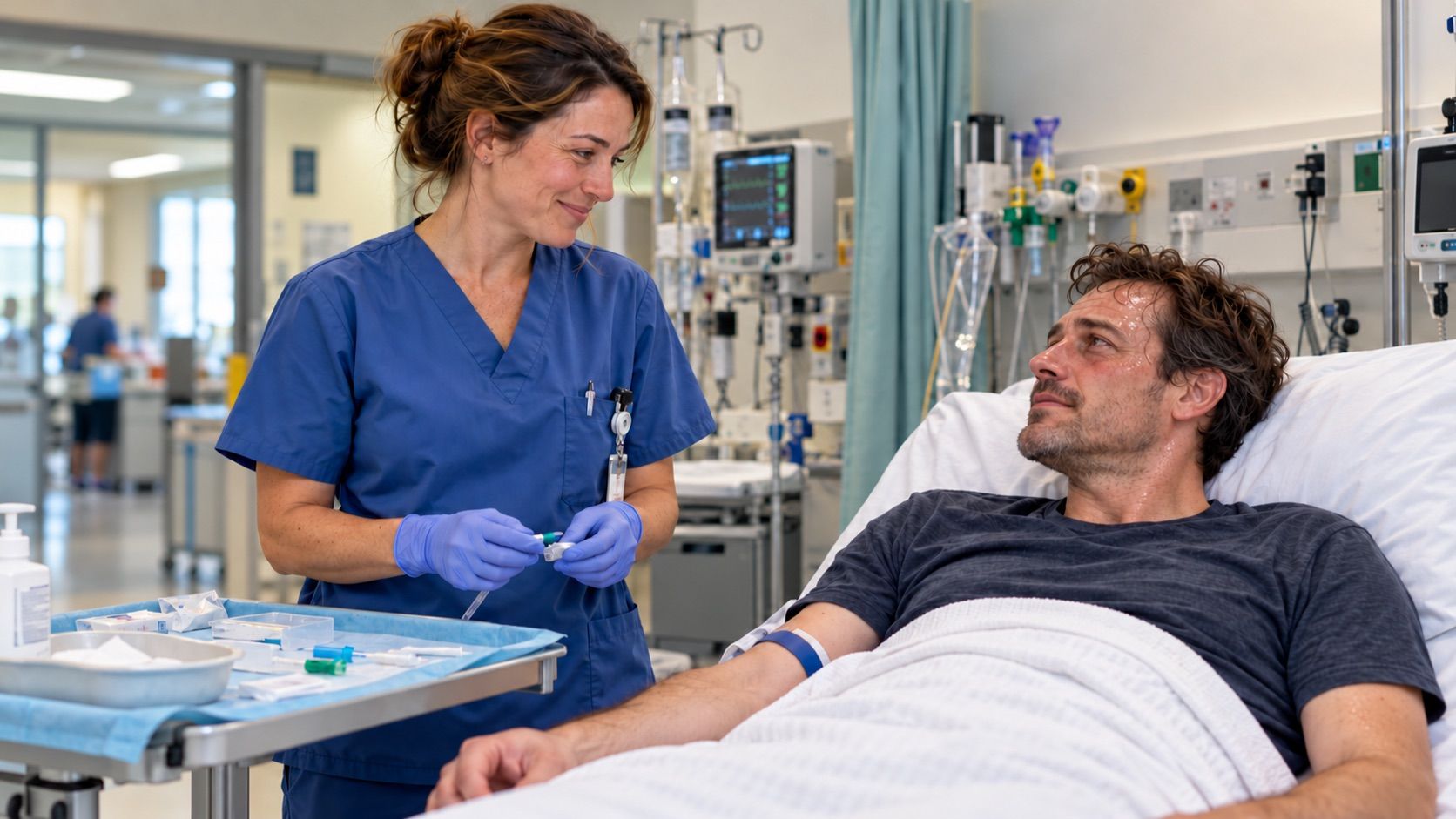 Help, er ligt een specialist op mijn SEH-bed!